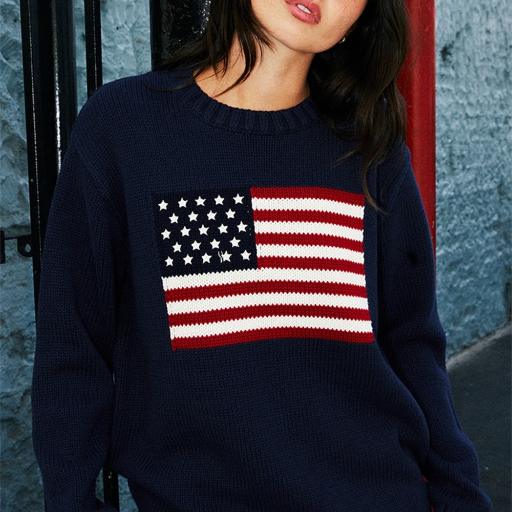 Brandy Melville flag sweater
